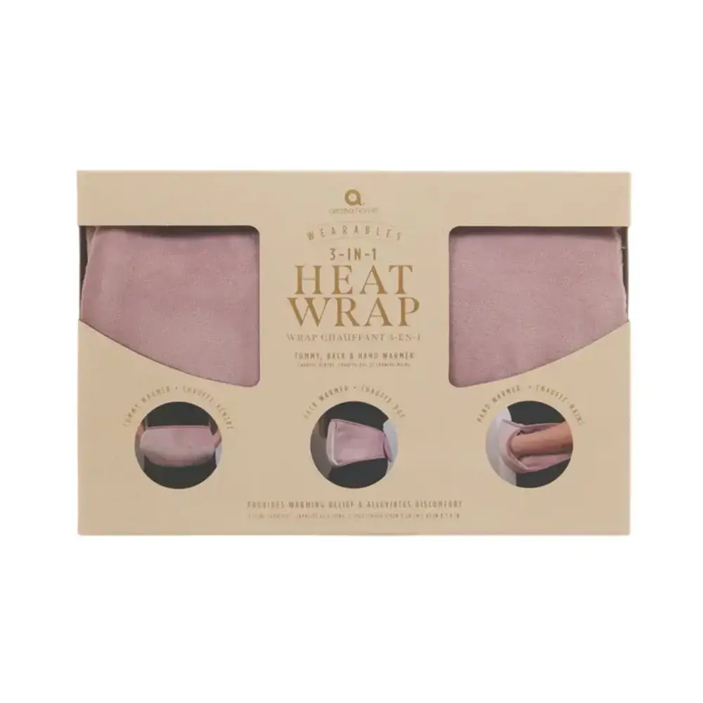 Aroma Home Pink 3in1 Heat Wrap